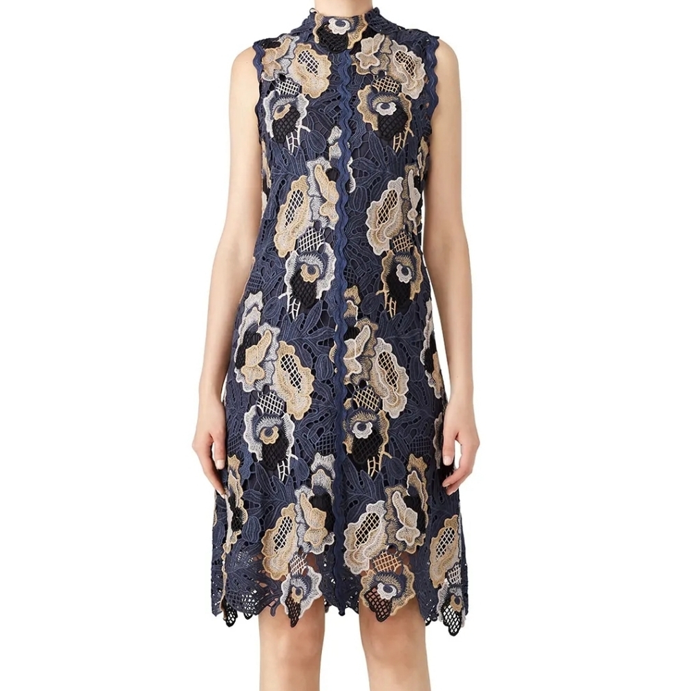 See by Chloe Navy Lace Dress